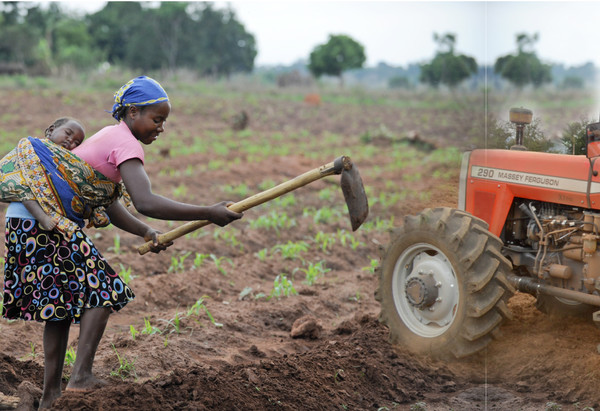 A woman Farming